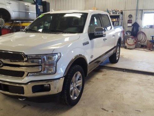 2018 Ford F-150 King Ranch White Platinum Metallic Tri-Coat, Viroqua, WI