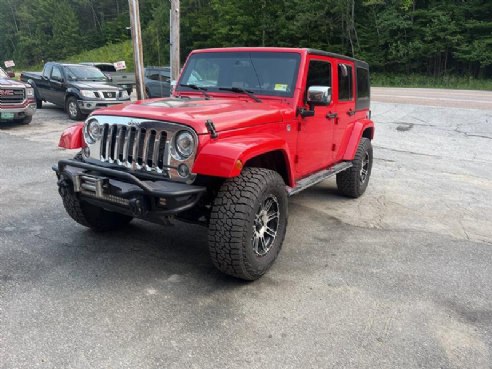 2017 Jeep Wrangler Sahara 4x4 4dr SUV Red, East Barre, VT