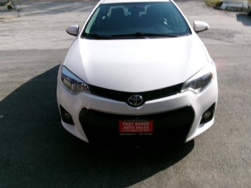 2015 Toyota Corolla S 4dr Sedan White, East Barre, VT