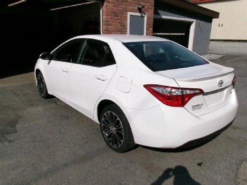 2015 Toyota Corolla S 4dr Sedan White, East Barre, VT