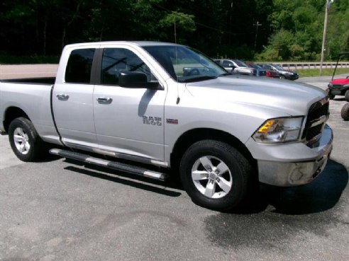 2016 Ram Ram Pickup 1500 Outdoorsman 4x4 4dr Quad Cab 6.3 ft. SB Pickup Silver, East Barre, VT