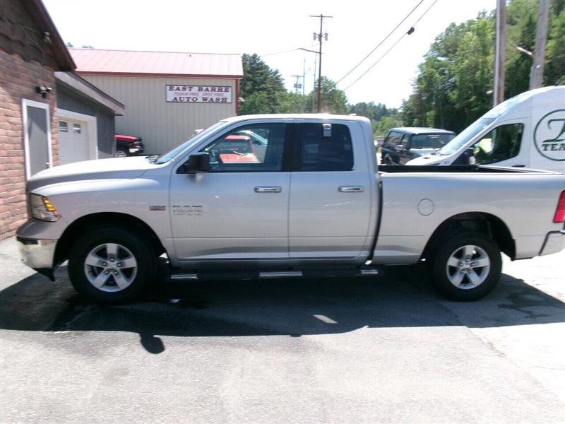 2016 Ram Ram Pickup 1500 Outdoorsman 4x4 4dr Quad Cab 6.3 ft. SB Pickup Silver, East Barre, VT