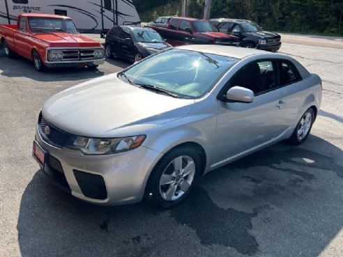 2010 Kia Forte Koup EX 2dr Coupe 4A Silver, East Barre, VT