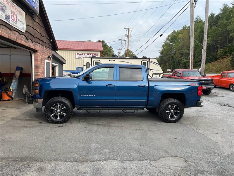 2015 Chevrolet Silverado 1500 LT Z71 4x4 4dr Crew Cab 5.8 ft. SB Blue, East Barre, VT