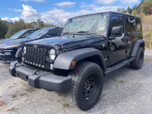 2017 Jeep Wrangler Sport 4x4 4dr SUV Black, East Barre, VT