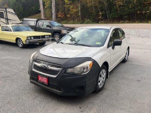 2013 Subaru Impreza 2.0i AWD 4dr Sedan 5M White, East Barre, VT