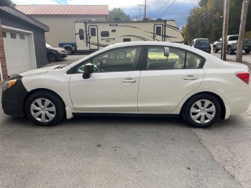 2013 Subaru Impreza 2.0i AWD 4dr Sedan 5M White, East Barre, VT