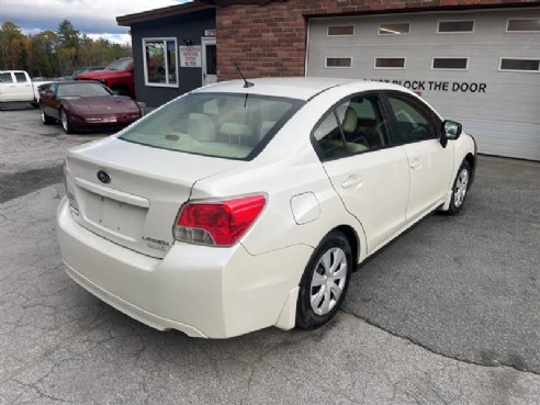 2013 Subaru Impreza 2.0i AWD 4dr Sedan 5M White, East Barre, VT